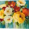 Flower Power by Lanie Loreth 14" x 14" Canvas Wall Art (Set of 2)